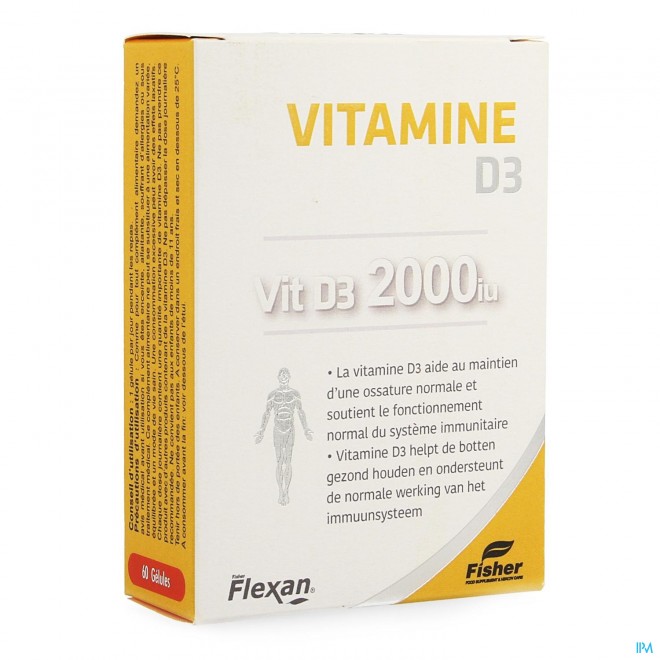 Fisher Flexan Vit D3 2000 Iu Caps 60