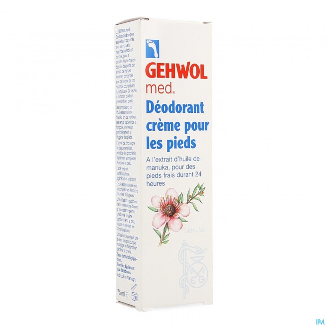 Gehwol Med Voetdeocreme 75ml