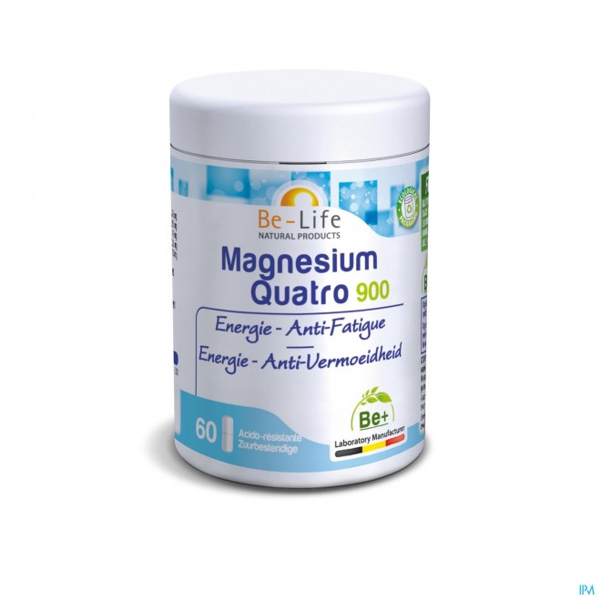 Magnesium Quatro 900 Be Life Pot Caps 60