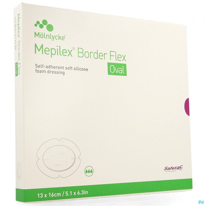 MEPILEX BORDER FLEX OVAAL 13X16CM 583300
