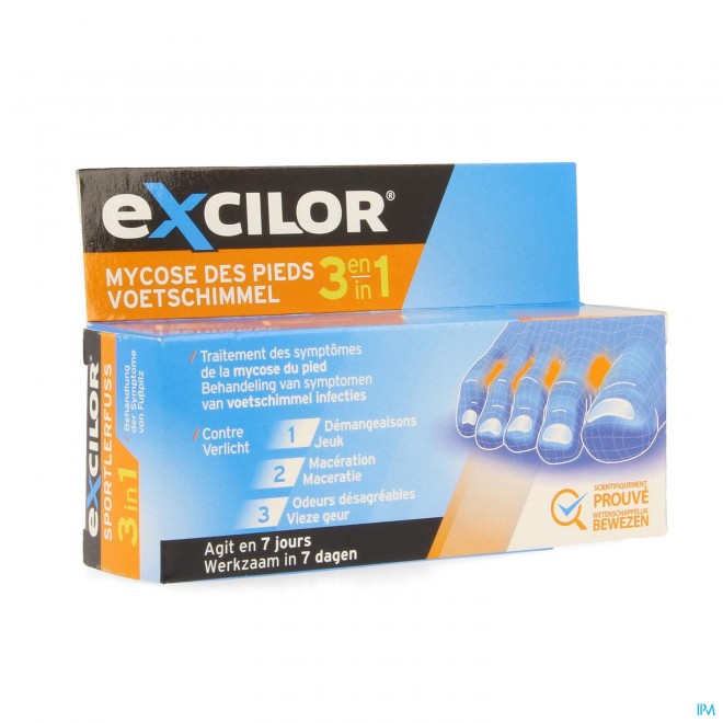 EXCILOR MYCOSE DU PIED 3EN1 15 ML