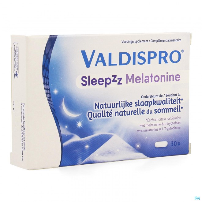 VALDISPRO SLEEPZZ MELATONINE 30 COMP