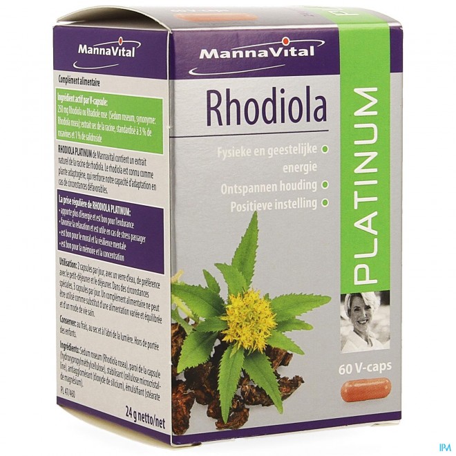 MANNAVITAL RHODIOLA PLATINUM 60 CAPS
