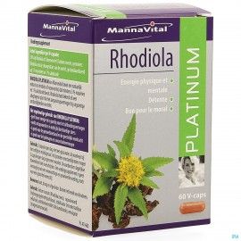 MANNAVITAL RHODIOLA PLATINUM 60 CAPS