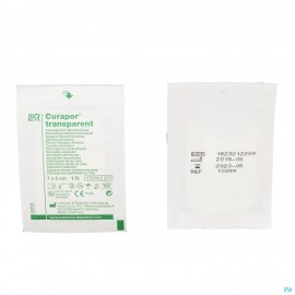 Curapor Transparant Steriel 7cmx 5cm 5 13099