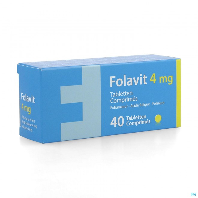 Folavit 4mg Comp 40 X 4mg Nf Verv.1351394