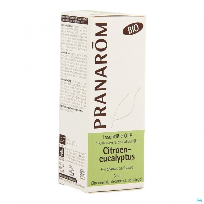Eucalyptus Citroen Bio Ess Olie 10ml Pranarom
