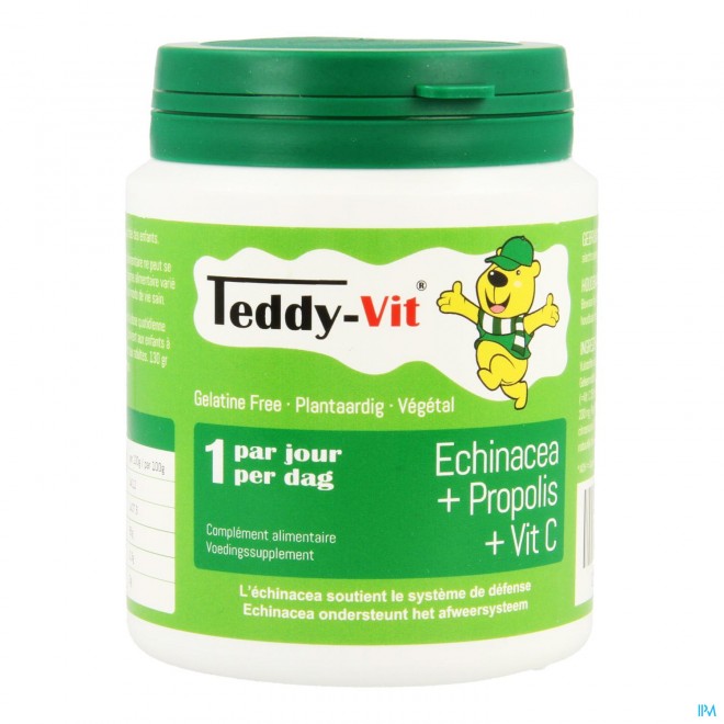 Teddy Vit Echinacea+propolis+vit C Beertjes 50
