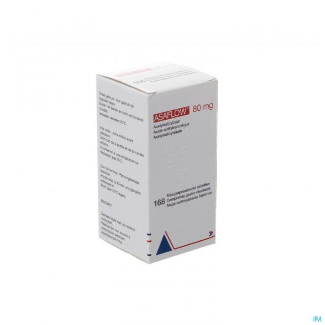 ASAFLOW FLAC 168 TABL 80 MG