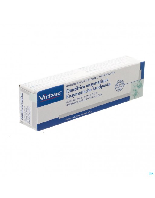 Virbac Tandpasta Enzymatisch Leversmaak Tube 100g