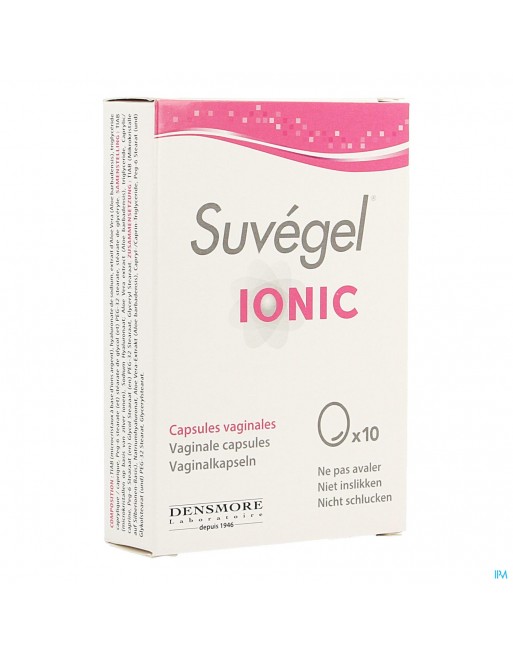 Suvegel Ionic Caps Vaginales 10
