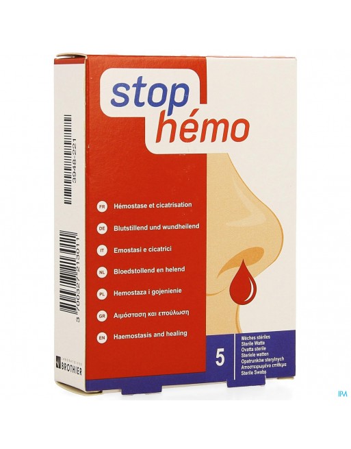 Stop Hemo Ouate Steril 5x4cm