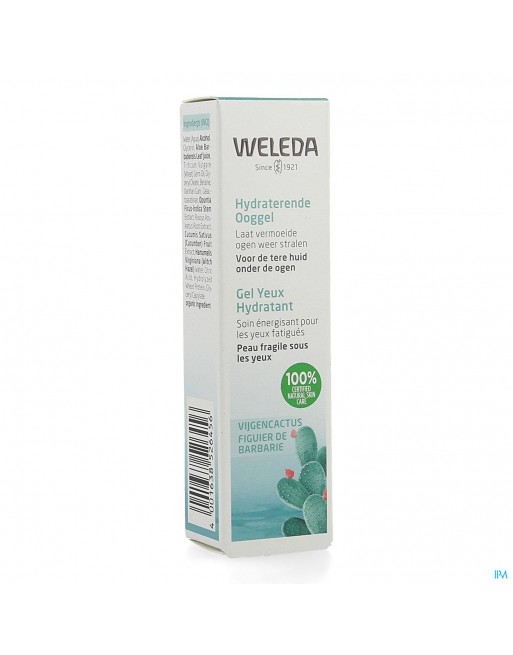 Weleda Hydra Oogcontourgel 24u Vijgencactus 10ml