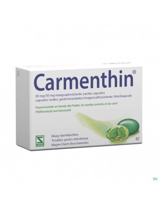 Carmenthin® 42 Maagsapresist. Zachte Capsules 