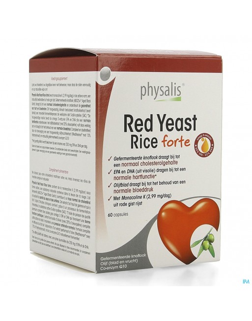 Physalis Red Yeast Rice Forte Caps 60