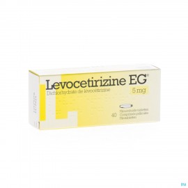 Levocetirizine Eg 5mg Filmomh Tabl 40
