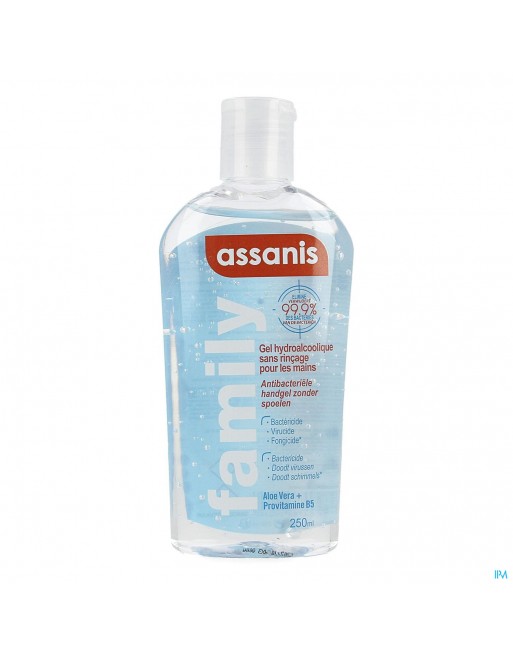 Assanis Hydro Alcoholische Gel Flip Top 250ml