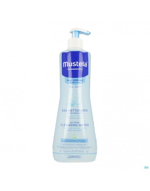 Mustela Pn Water Reinigend Z/spoelen 750ml