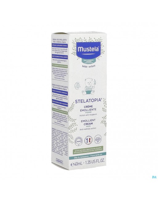 Mustela Pa Stelatopia Emollierende Cr Gezicht 40ml