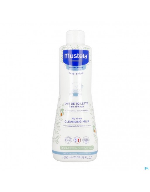 Mustela Pn Toiletmelk Z/spoelen 750ml