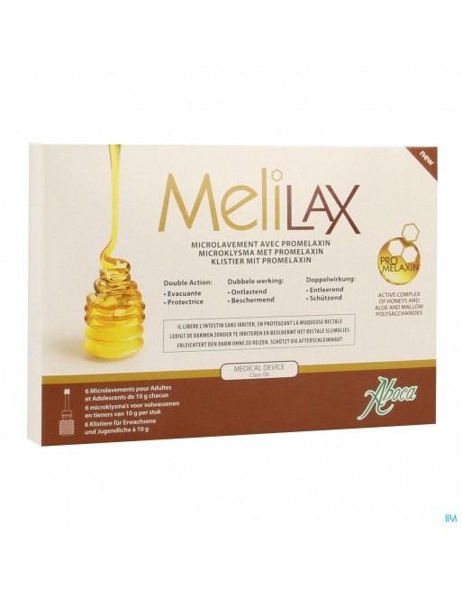 Melilax Microklysma 6x10g Aboca
