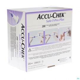 Accu Chek Safe T Pro Plus Steril Jetable 200