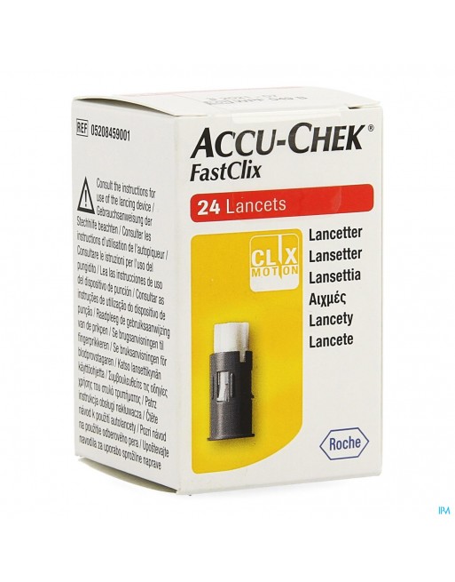 Accu Chek Mobile Fastclix Lancets 4x6 5208459001