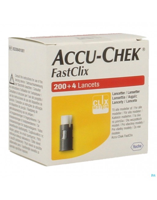 Accu Chek Mobile Fastclix Lancet 34x6 5208491001