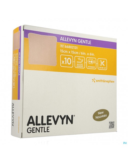 Allevyn Gentle Kp Foam 15cmx 15cm 10 66802131