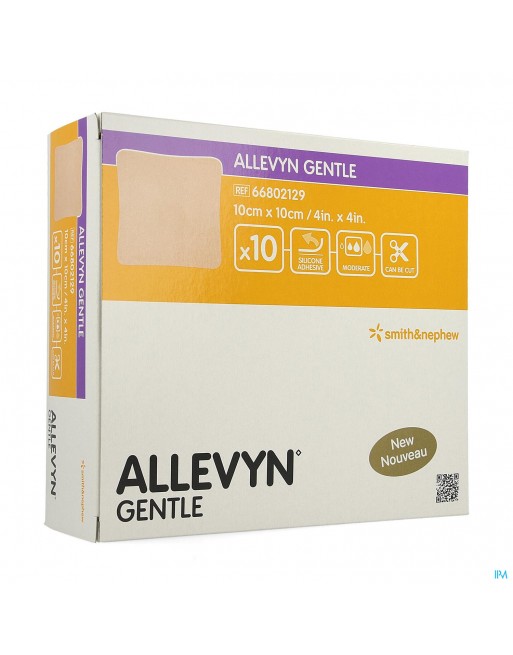 Allevyn Gentle Kp Foam 10cm X 10cm 10 66802129