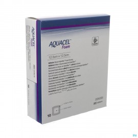 Aquacel Pans Mousse Adh Hydrofiber 12,5x12,5cm 10