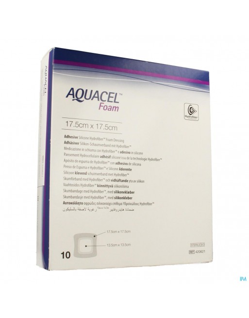 Aquacel Schuimverb Adh Hydrofiber 17,5x17,5cm 10