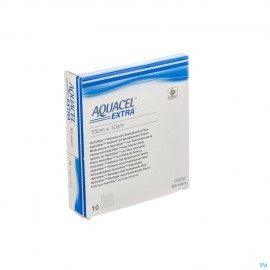 Aquacel Extra Pans Hydrofiber+renf.fibr.10x10cm 10