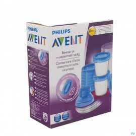 Philips Avent Via Natural Moedermelk Bewaarbekerset SCF618/10