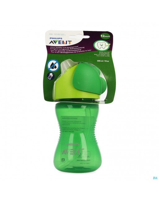 Philips Avent Drinkbeker Rietje Boy Groen 300ml SCF798/01 Philips Avent Drinkbeker Rietje Boy Groen 300ml SCF798/01