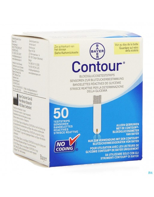 Ascencia Contour Teststrips 50