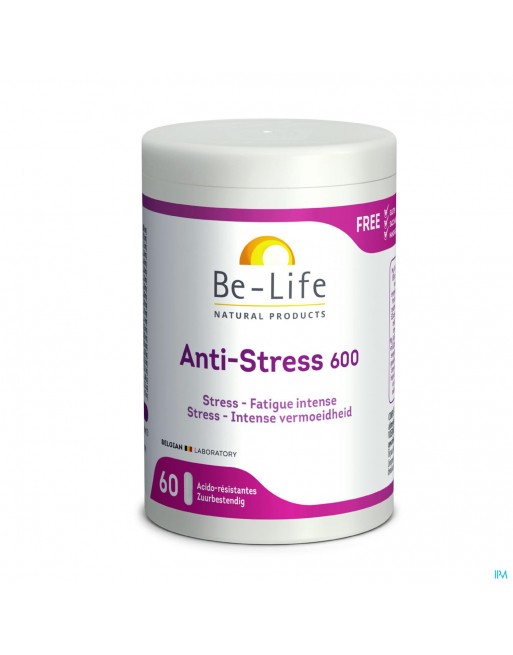 Anti Stress 600 Be Life Pot Caps 60