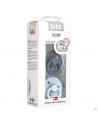 Bibs 2 Fopspeen Duo Iron Baby Blue