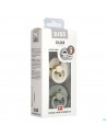 Bibs 3 Fopspeen Duo Sage Ivory