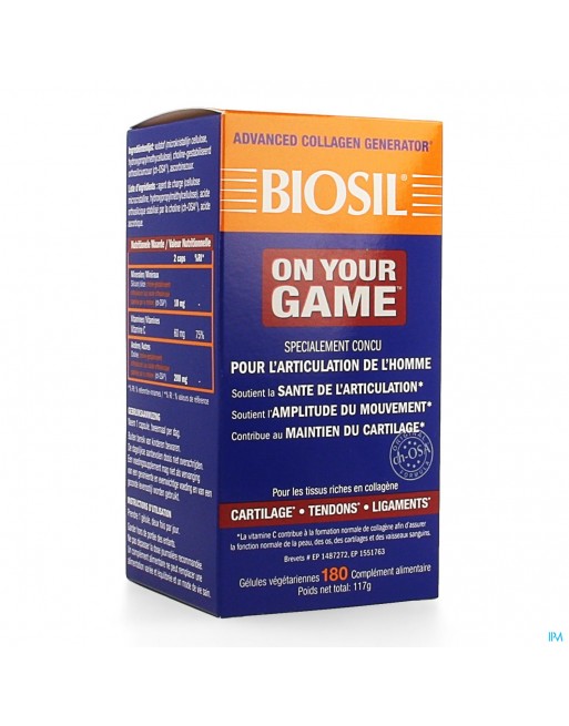 Biosil On Your Game Caps 180