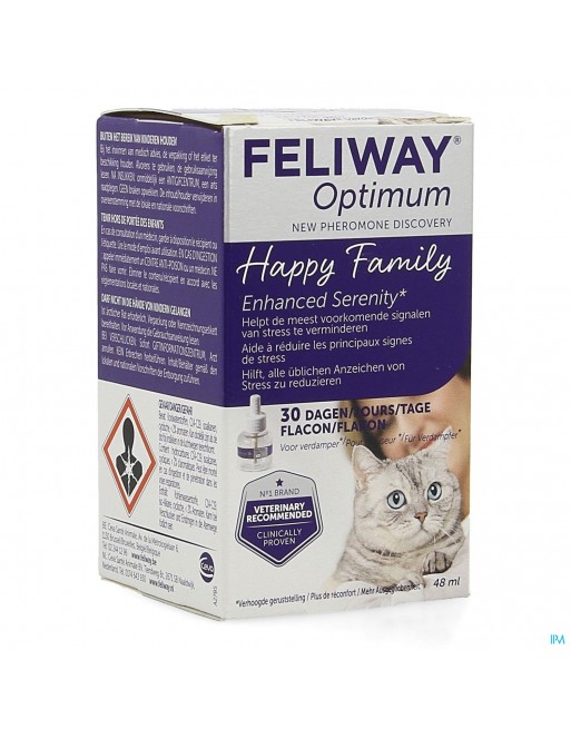 Feliway Optimum Kat Refill 30 Dagen Fl 48ml
