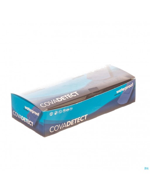 Cova Detectiepleister Blauw 25x72mm Wtp 100 2572w