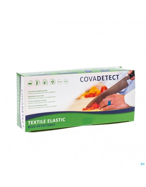 Cova Detectiepleister Blauw 2x18cm Text100 20180t