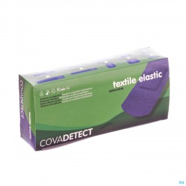 Cova Detectiepleister Blauw Vinger Text 100 4563t