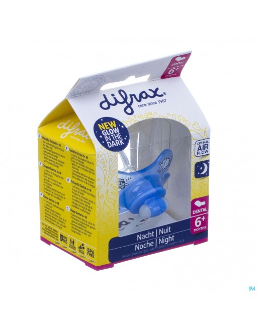 Difrax Fopspeen Dental +6 Nacht