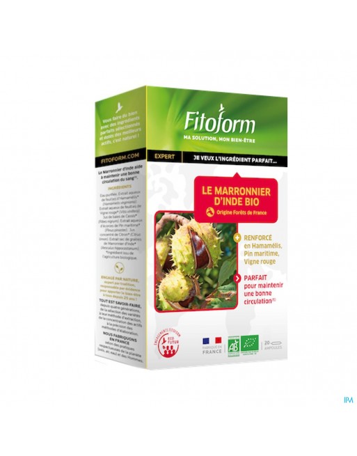 Paardenkastanje Bio Amp 20 Fitoform
