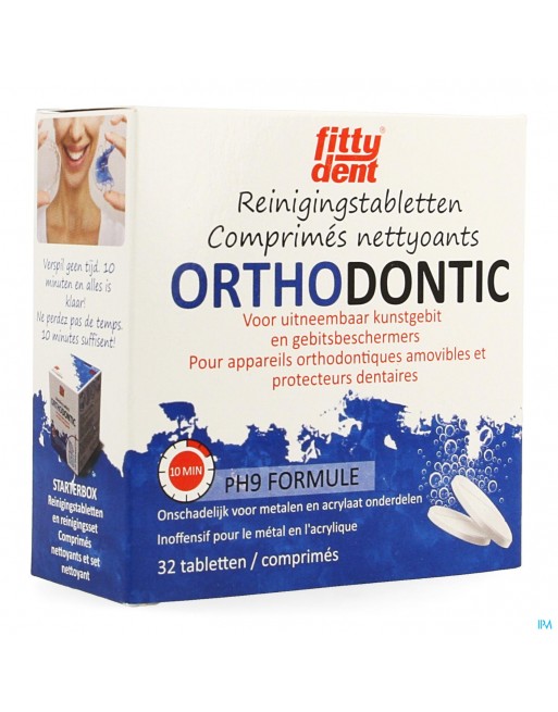 Fittydent Orthodontic Reiniging Bruistabl 32