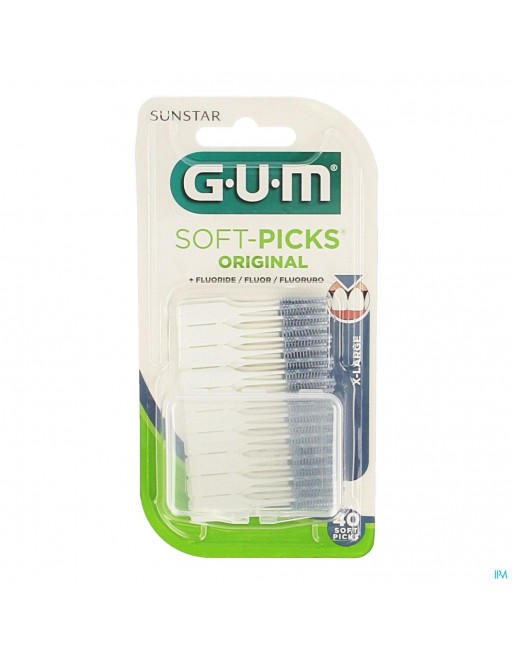 Gum Soft Picks Original X-large 40 636m40