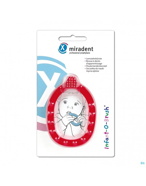 Miradent Infant O Brush Brosse A Dents Rouge