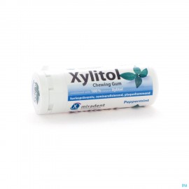 Miradent Kauwgom Xylitol Pepermunt Zs 30